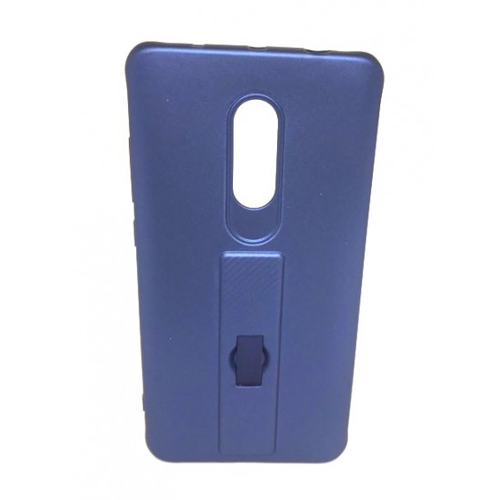 Capa Silicone Gel Com Anel De Dedo Motomo Xiaomi Redmi Note 4 Azul
